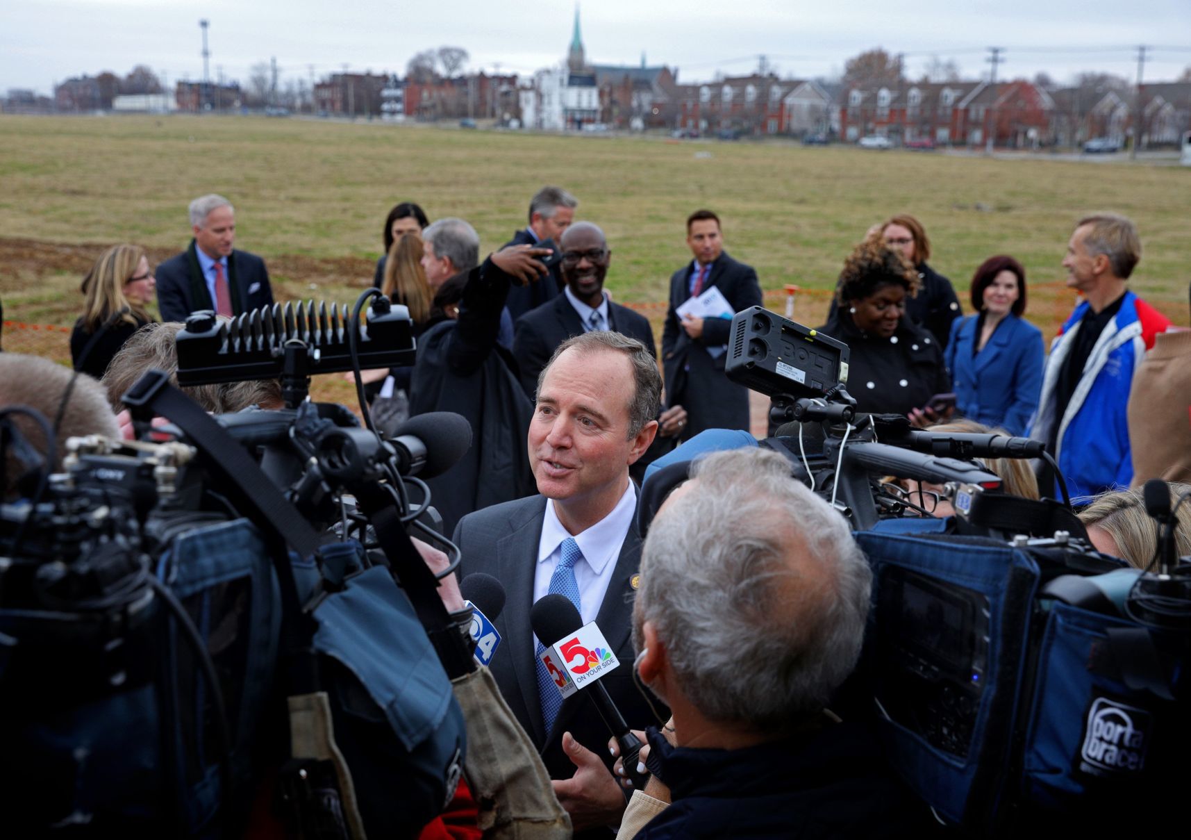 Officials break ground on NGA site in north St. Louis